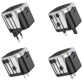 МЗП Hoco AC5 Level 2USB+Socket Black