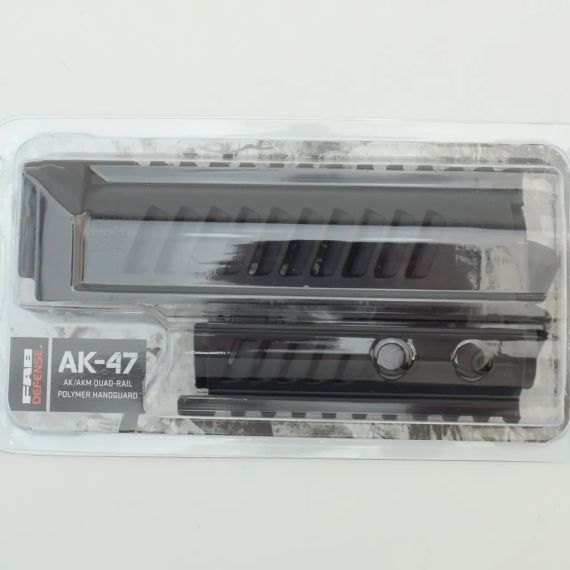 Цевье FAB Defense усиленное  для АК-47/74 совместимое с обвесом из полимера Черное | Зображення 6