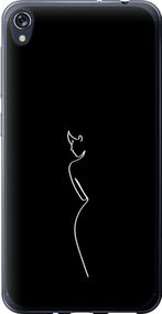 Чехол на Asus ZENFONE Live ZB501KL Силуэт1 "4590u-1128-17620"