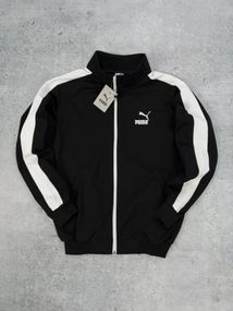 Кофта Puma чорна лампас