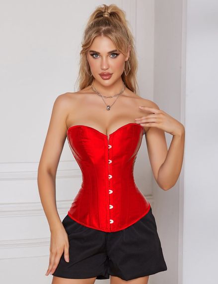 Корсет Star Night 14 Plastic Bones красный, XS sexstyle | Зображення 1