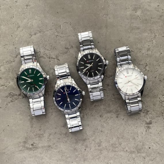 Curren 8452 Silver-Green | Зображення 1