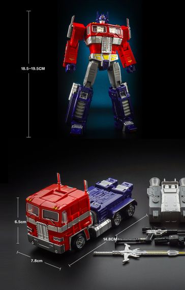 Трансформер Оптімус Прайм з м\с Покоління - Optimus Prime G1, Masterpiece, KuBianBao, 19 см 362772 | Зображення 9