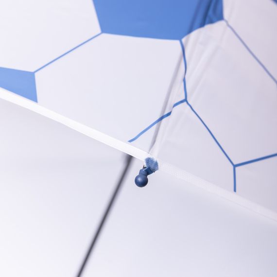 Класична дитяча парасолька-тростина напівавтомат з поліестеру 8 спиць діаметр 82 см Синя HP-23-9BL | Зображення 1