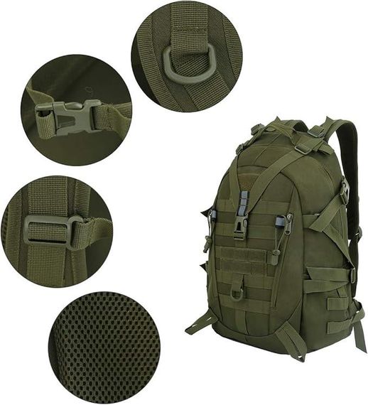 Тактичний рюкзак 40л із MOLLE — ідеальний вибір для армії та активного відпочинку | Зображення 2
