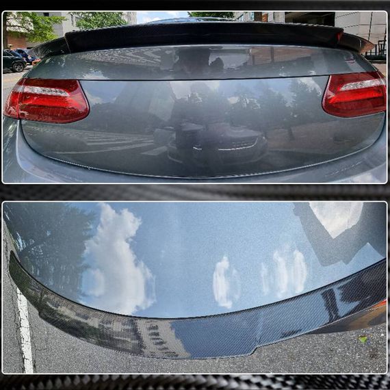 Спойлер V6 (Карбон) для Mercedes E-class coupe C238 2016-2024 рр | Зображення 3