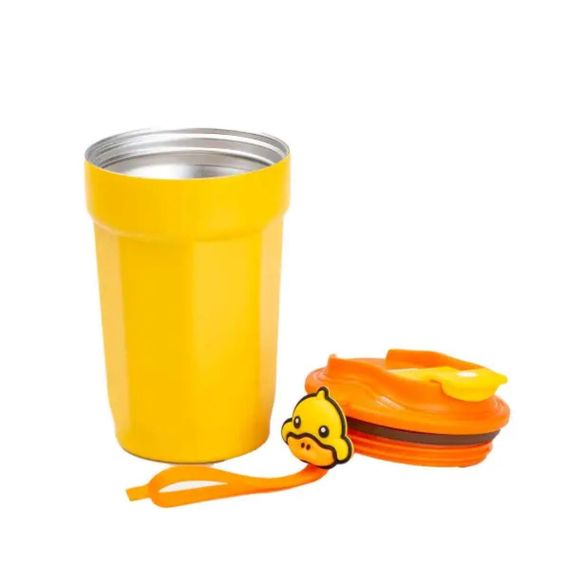 Термокружка 450 мл с крышкой на защелке G. Duck Желтый HP28489 | Зображення 4