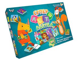 Настільна гра "Суперлото Абетка" СЛА-01U на українській мові. Danko Toys, у коробці (4823102806679)