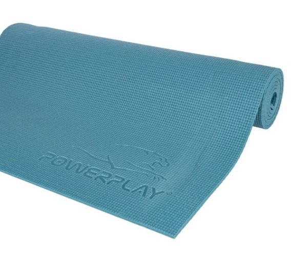 Килимок для йоги та фітнесу PowerPlay 4010 PVC Yoga Mat Зелений (173x61x0.6) (PP_4010_Green_(173*0,6)) | Зображення 5