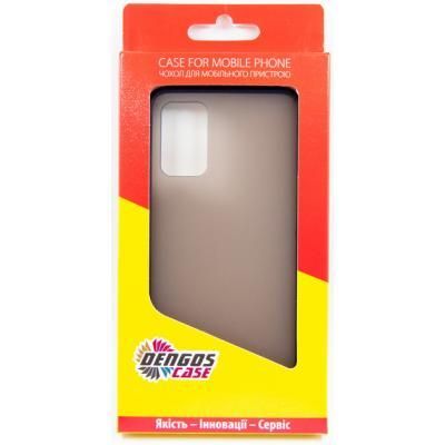 Чехол для моб. телефона Dengos Matt Samsung Galaxy A02s (A025), black (DG-TPU-MATT-65) - Топ Продаж! | Зображення 3