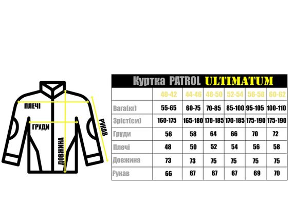 Куртка softshell Ultimatum Patrol Мультикам, Демісезонна тактична армійська куртка софтшелл ЗСУ 60-62 | Зображення 1
