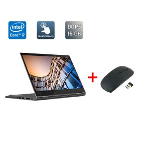 Ноутбук-трансформер Lenovo ThinkPad X1 Yoga gen4 / 14" (2560x1440) IPS Touch / Intel Core i7-8665U (4 (8) ядра по 1.9 - 4.8 GHz) / 16 GB DDR3 / 512 GB SSD / Intel UHD Graphics / WebCam / TouchID / Windows 11 б/в + Подарунок Бездротова миша / USB