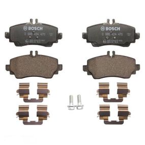 Гальмівні колодки Bosch дискові передні MB A140, A160CDI -04 0986424470
