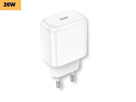 Сетевое зарядное устройство блок питания для телефона и планшета XPRO BN3 20W Type-C белый (21643-01) | Зображення 1