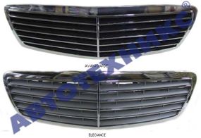 Решетка радиатора Mercedes E-Class W211 02-06 (Avantgarde) комплект (FPS) 2118800583