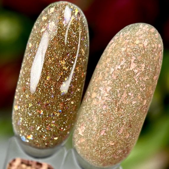 Світловідбивна база Crooz Crystal Base №12 (золота з блиском) 8мл