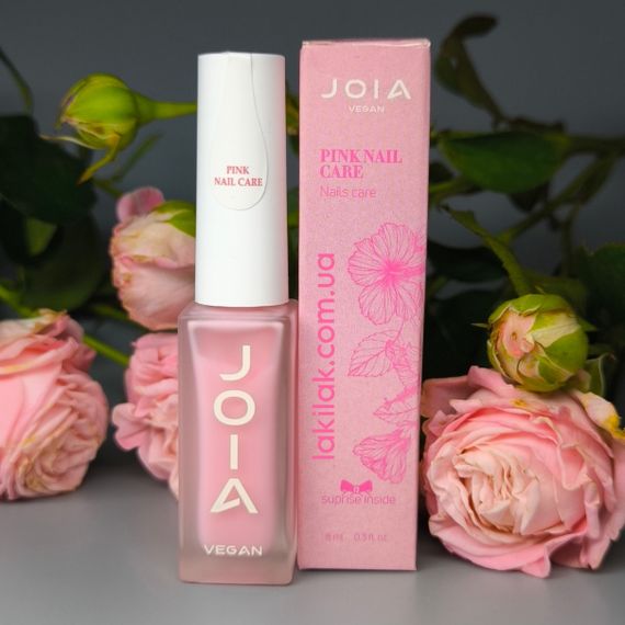Зміцнююче базове покриття для нігтів JOIA vegan Pink Nail Care 8 мл