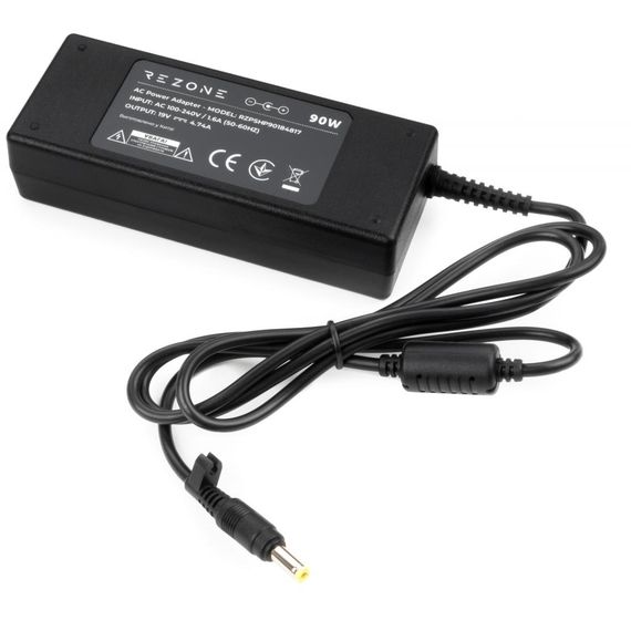 Блок живлення до ноутбуку Rezone HP 90W 18.5V 4.74A 4.8*1.7 (RZPSHP90184817) | Зображення 1