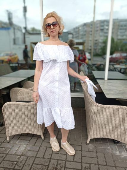 Плаття з прошви з відкритими плечима | Зображення 1