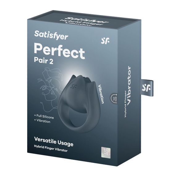 Вібратор на палець та ерекційне кільце 2в1 Satisfyer Perfect Pair 2 Sex Aura | Зображення 8