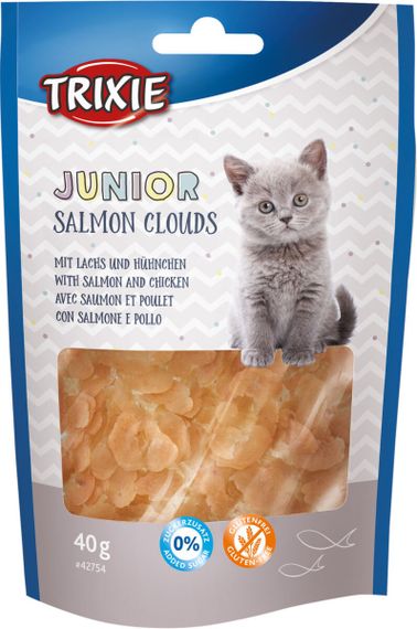 Ласощі для кошенят з лососем Trixie Junior Salmon Clouds 40 гр