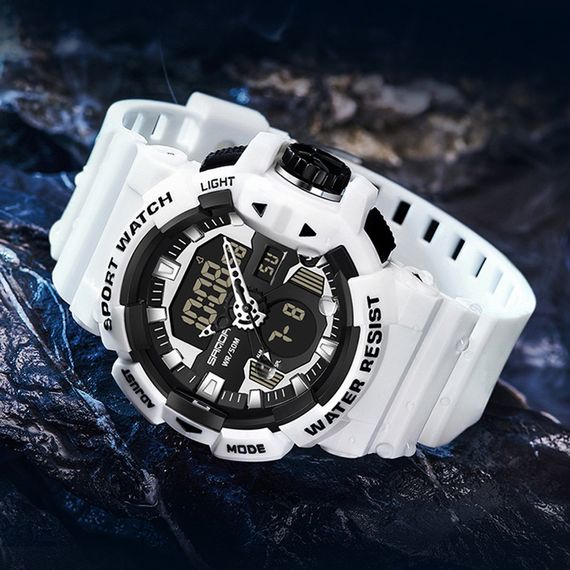 Часы Sanda 3129 White | Зображення 1