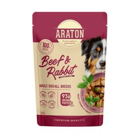 Вологий корм для собак з кроликом та яловичиною Araton Dog Beef And Rabbit, 500 гр