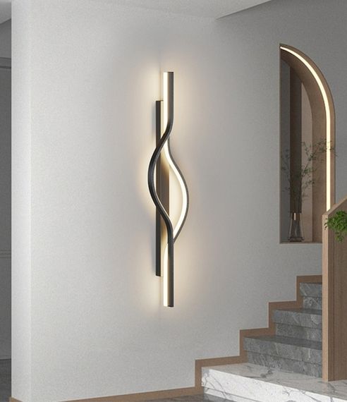 Бра LED 27531 Чорний 7х16х100 см.