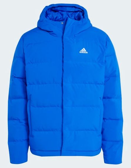Зимова куртка adidas Helionic S blue Оригінал з капюшоном