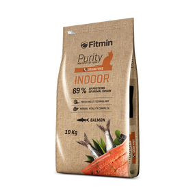 Fitmin cat Purity Indoor (для домашніх котів з лососем та рибою), 1,5 кг