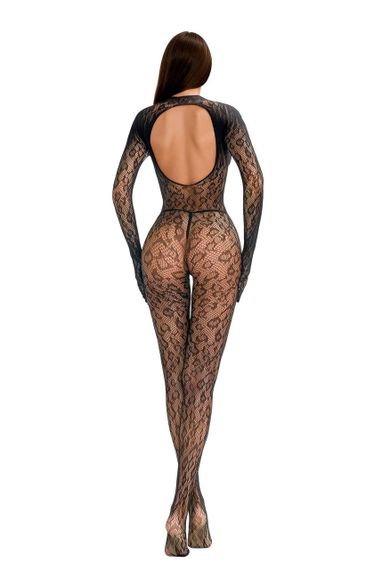 Бодістокінг - Bodystocking 214085, black - One Size Sex Aura | Зображення 1