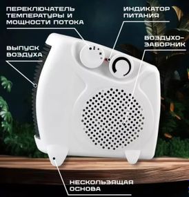 Тепловентилятор компактний XPRO R.1183 (24401-R.1183_439)
