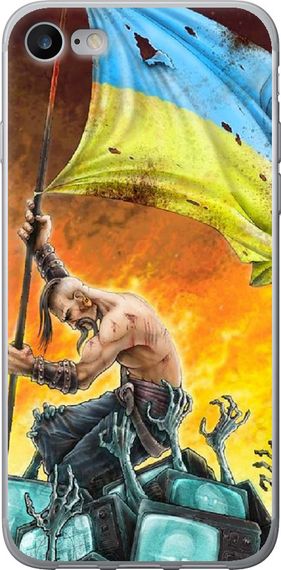 Чехол на iPhone SE 2020 Сильна Україна "1966u-2013-17620"