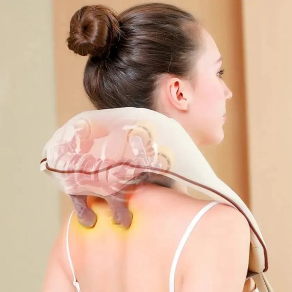 Роликовый массажер для шеи и спины, USB, MASSAGER XL-653 / Электрический массажер | Зображення 3