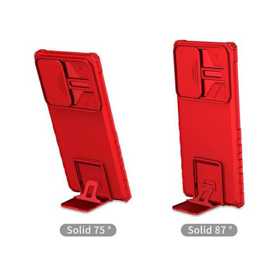 Чохол Kickstand із захистом камери для Oppo A16 / A54s колір Червоний | Зображення 1