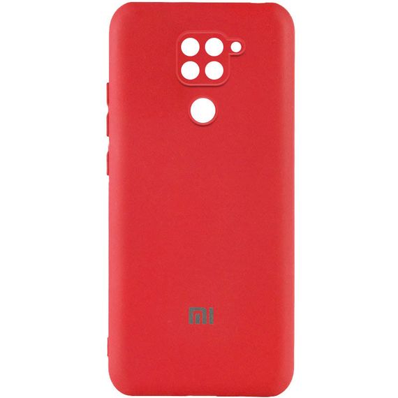 Чохол Silicone Cover My Color Full Camera (A) для Xiaomi Redmi Note 9 red