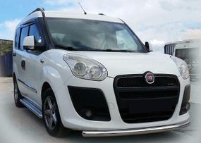 Передній захист ST008 (нерж.) 2010-2015, 51 мм для Fiat Doblo III рр