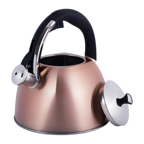 Чайник 3л з нержавіючої сталі зі свистком KAMILLE 0697 | Зображення 4