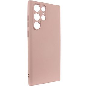 Чохол TPU GETMAN Liquid Silk Full Camera для Samsung Galaxy S24 Ultra Рожевий / Pink Sand