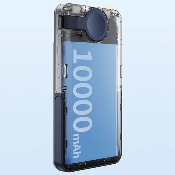 Портативное ЗУ Power Bank JJT-MP01 2in1 20W с БЗУ+iWatch 10000 mAh Blue | Зображення 6
