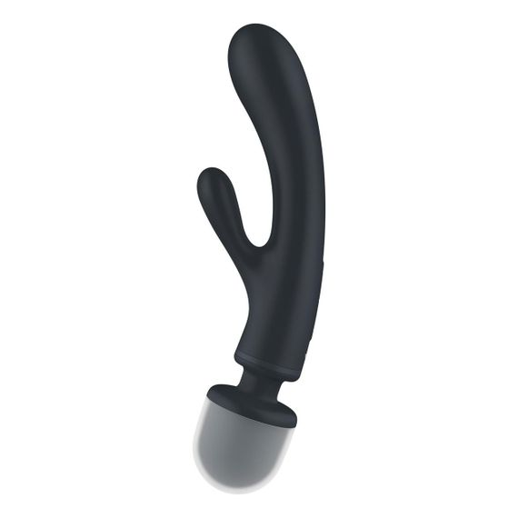 Вібратор Satisfyer Triple Lover для пар та соло, три мотори, силікон, 10 програм, сірий | Зображення 2