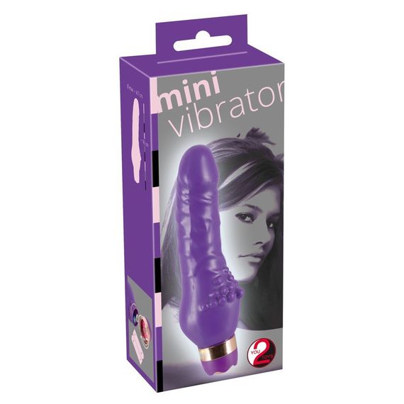 Вибратор реалистичный You2Toys, фиолетовый, 16 см х 4.7 см Sex Aura | Зображення 6