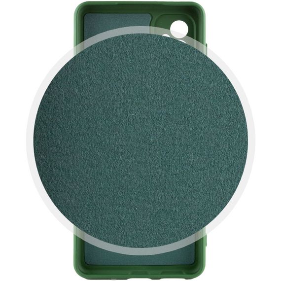 Чехол Silicone Cover Lakshmi Full Camera (A) для Samsung Galaxy A14 4G/5G Зеленый / Dark green | Зображення 2