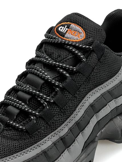 Кроссовки Air Max 95 Black Grey Orange, Вьетнам 45 | Зображення 8