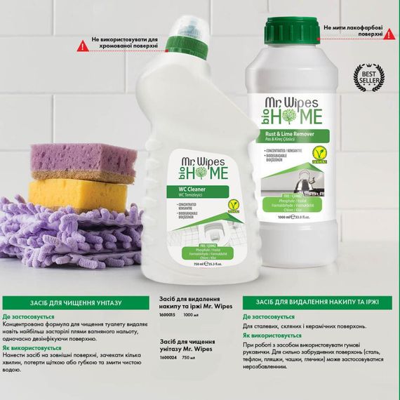 Засіб для чищення унітазу Farmasi Mr. Wipes 750 мл | Зображення 5