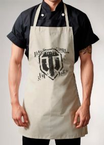 Універсальний фартух(танки 2 )для кухні, роботи та творчості. 78х50 см