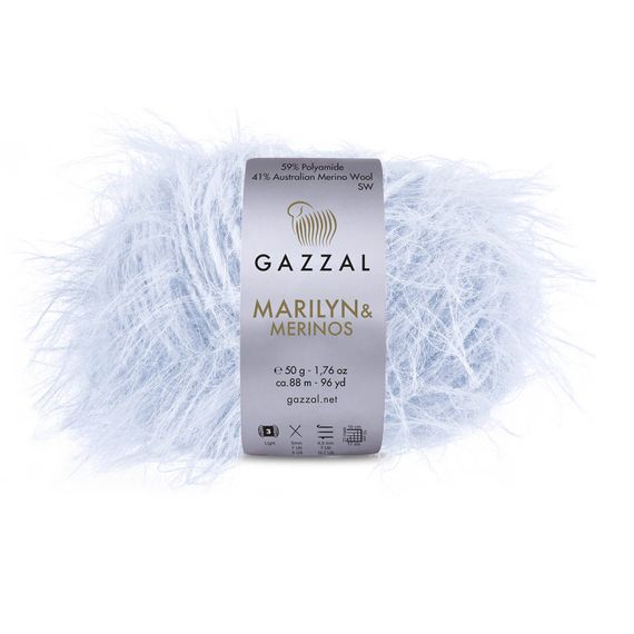 Пряжа для вязания MARILYN & MERINOS № 8253 (Мэрилин и Меринос) Gazzal пряжа для плетения спицами и крючком