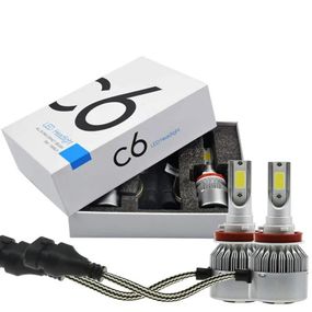 Комплект світлодіодних ламп C6 HeadLight H11 12v COB