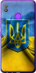 Чехол на Tecno Pop 4 BC2c Флаг и герб Украины 1 "375u-2427-17620"