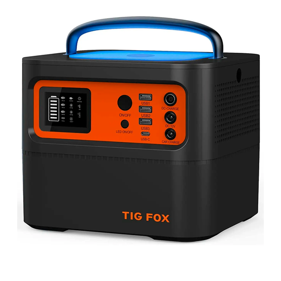 Портативна зарядна станція TIG FOX T500 850 Вт